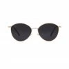Dollboxx Aspen - Black on Gold Sunglasses