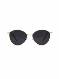 Dollboxx Aspen - Black on Gold Sunglasses