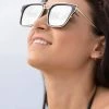 Dollboxx Ava - Silver Black Sunglasses