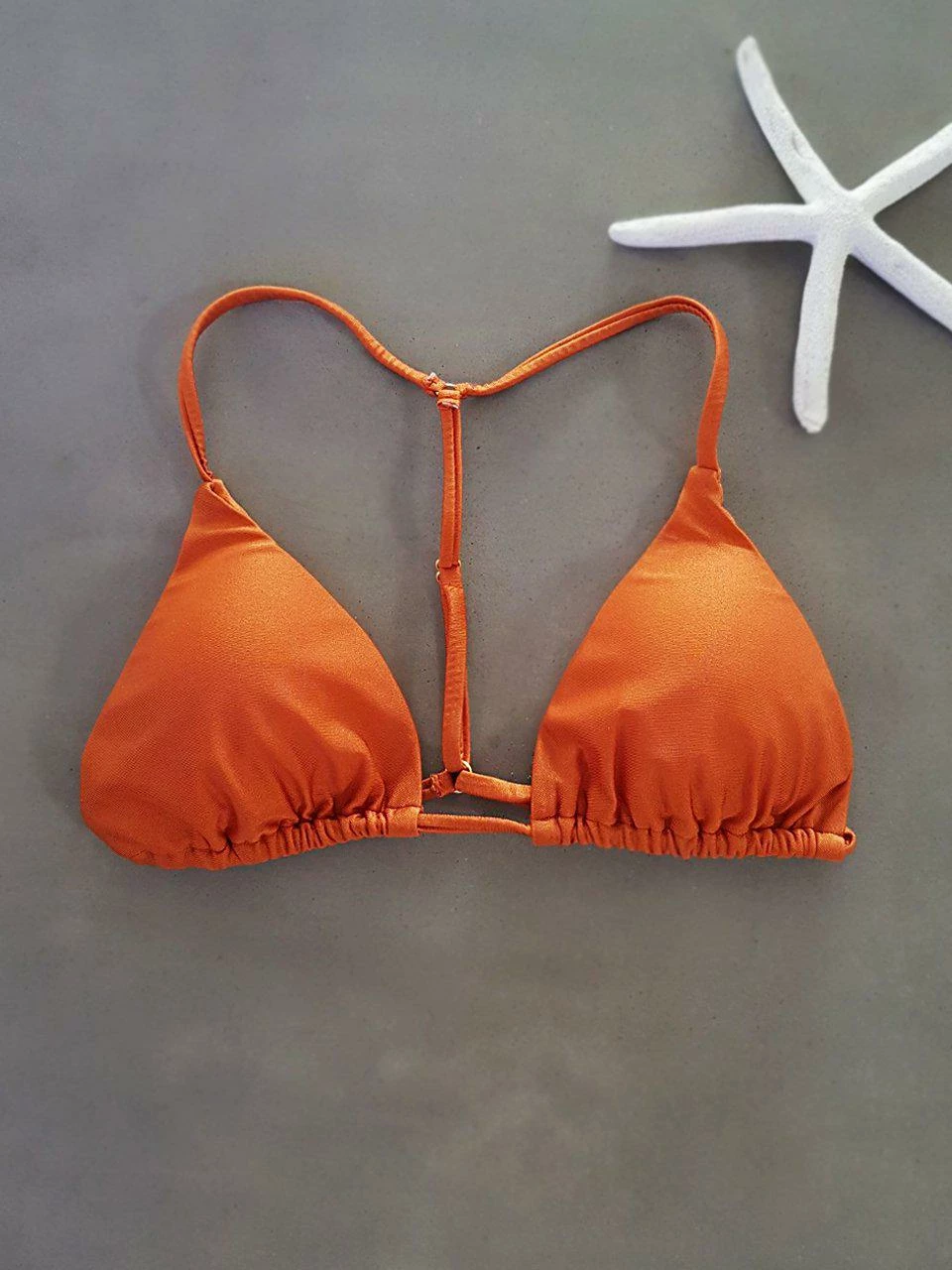 Dollboxx Bambi Y Back String Bikini Top - Bronze 1 Dollboxx Bambi Y Back String Bikini Top - Bronze