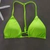 Dollboxx Bambi Y Back String Bikini Top - Lime Green