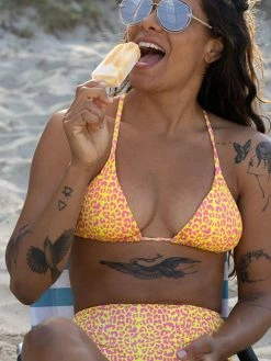 Dollboxx Bambi Y Back String Bikini Top - Savage Yellow/Pink -Dollboxx Import Shop Bambi Y Back String Bikini Top Savage YellowPink Swimwear dollboxx 9 543647a6 376b 4e36 b224 fbca419c9566