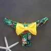 Dollboxx Booty Pop Bow Bikini Bottom - Maui/Yellow