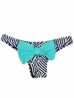 Dollboxx Booty Pop Bow Bikini Bottom - Monochrome Blue -Dollboxx Import Shop Booty Pop Bow Bikini Bottom Monochrome Blue Swimwear dollboxx 3 4245fb8a 092d 46ce bee8 769dfb84ceae