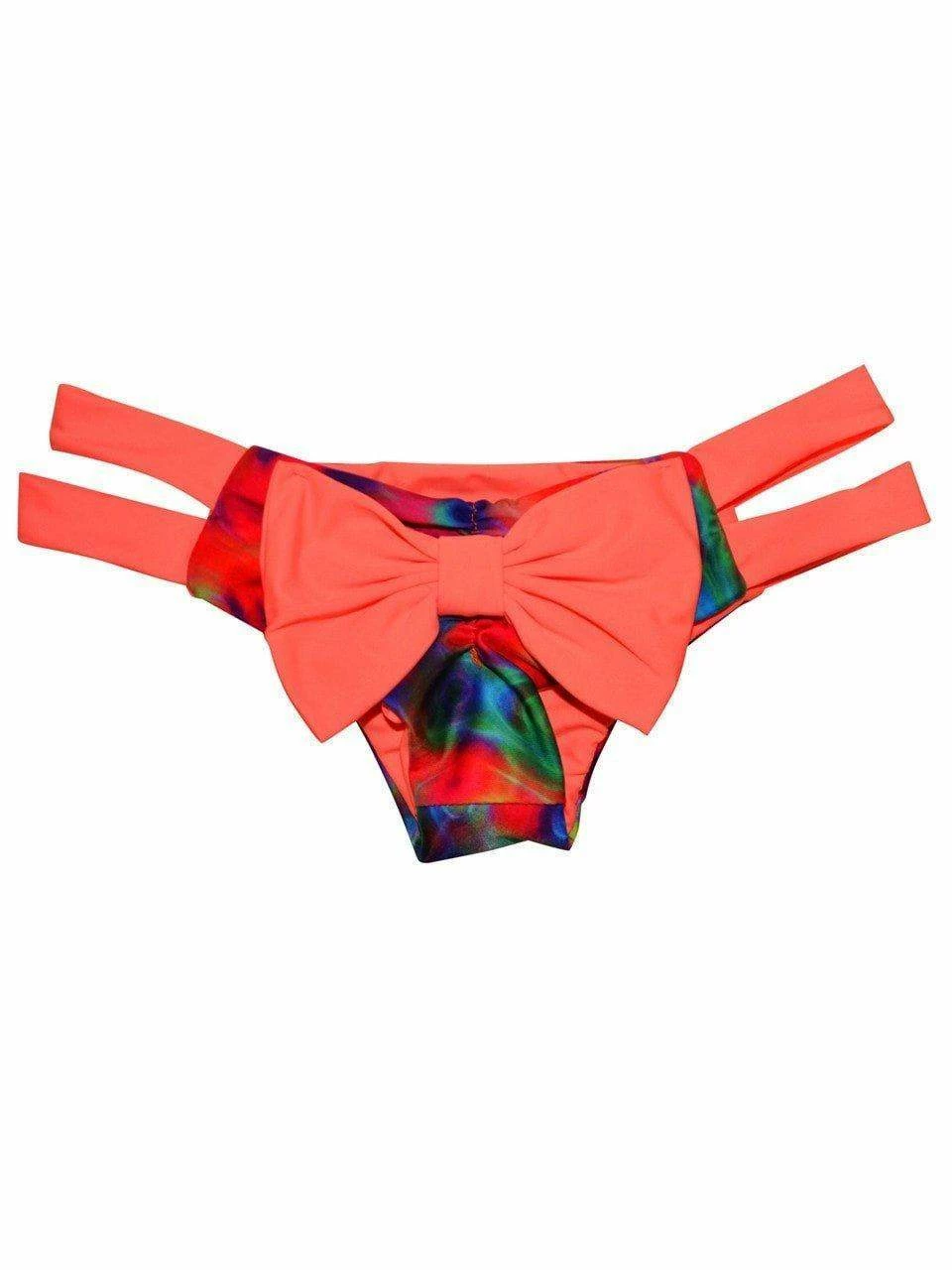 Dollboxx Cheeky Bow Brazilian Bikini Bottom - Northern Lights 15 Dollboxx Cheeky Bow Brazilian Bikini Bottom - Northern Lights - Image 15
