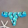 Dollboxx Cheeky Frill Bikini Bottom - Toucan Party / Blue
