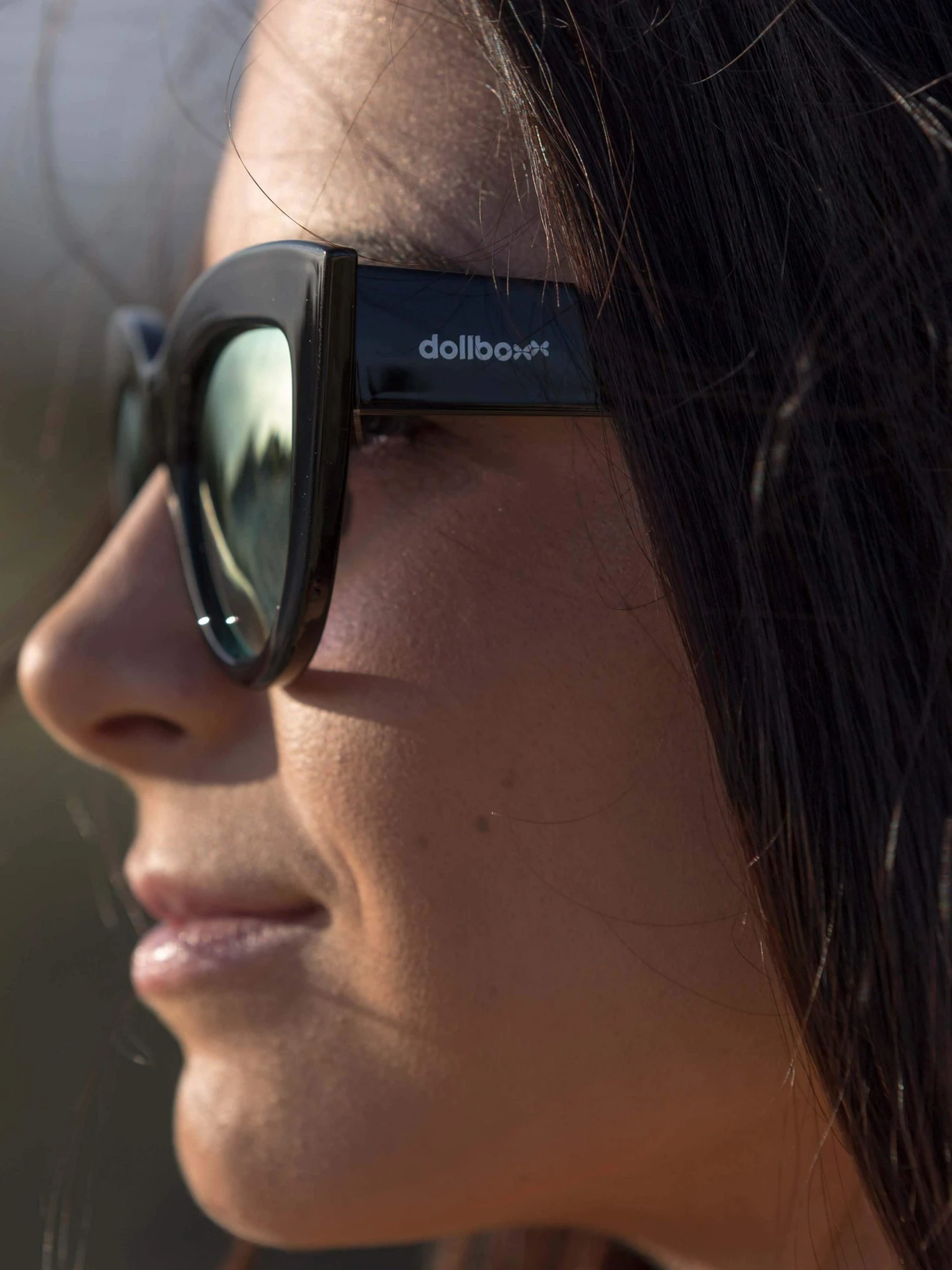 Dollboxx Chloe - Black Pink Rose Sunglasses 4 Dollboxx Chloe - Black Pink Rose Sunglasses - Image 4