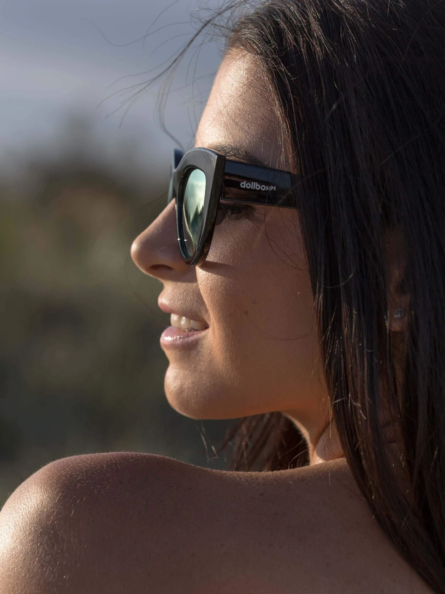 Dollboxx Chloe - Black Pink Rose Sunglasses 6 Dollboxx Chloe - Black Pink Rose Sunglasses - Image 6