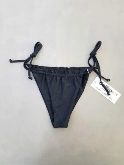 Dollboxx Drawstring Itsy Bikini Bottom - Black