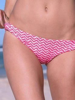 Dollboxx Flaunt It Cheeky Bottoms - Chevron Waves Pink