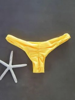 Dollboxx Flaunt It Cheeky Bottoms - Yellow