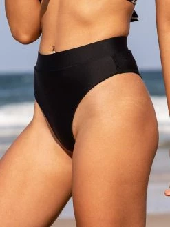 Dollboxx Juicy High Waisted Bikini Bottom - Black -Dollboxx Import Shop Juicy High Waisted Bikini Bottom Black Swimwear dollboxx 3 6c0895e3 6f95 4b84 9c20 f25495e4f459