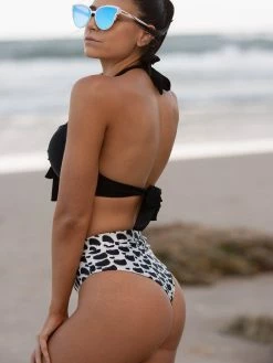 Dollboxx Juicy High Waisted Bikini Bottom - Swish Print -Dollboxx Import Shop Juicy High Waisted Bikini Bottom Swish Print Swimwear dollboxx 6 c8854946 a7ea 46e3 b622 9ac69dbf4cab