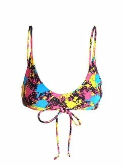 Dollboxx Reversible Adjustable Bralette Bikini Top - Paint Splash -Dollboxx Import Shop Reversible Adjustable Bralette Bikini Top Paint Splash Swimwear dollboxx 13 91fab6e0 25e3 472f adc2 030c50aba005