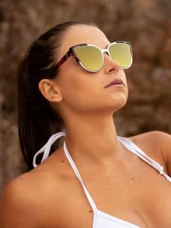 Dollboxx Slay - Green Gold / Marble Caramel Sunglasses -Dollboxx Import Shop Slay Green Gold Marble Caramel Sunglasses Sunglasses dollboxx 3