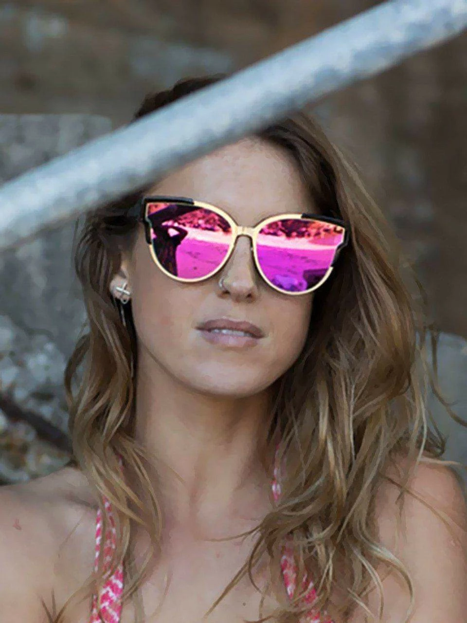 Dollboxx Slay - Pink / Orange Sunglasses 8 Dollboxx Slay - Pink / Orange Sunglasses - Image 8