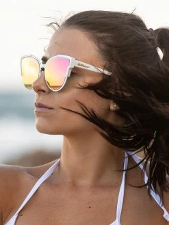 Dollboxx Slay White Luxe - Pink/Orange Sunglasses -Dollboxx Import Shop Slay White Luxe PinkOrange Sunglasses Sunglasses dollboxx 19 0eb150f2 f727 41df 8921 48cd39796fc1