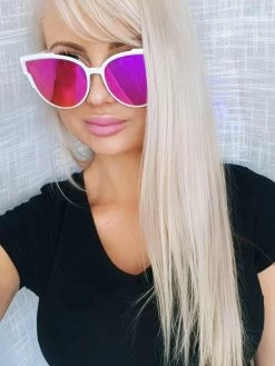 Dollboxx Slay White Luxe - Pink/Orange Sunglasses -Dollboxx Import Shop Slay White Luxe PinkOrange Sunglasses Sunglasses dollboxx 27 03af6d07 1b93 4ae0 b726 ebb0a6558153
