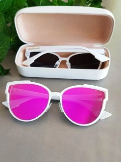 Dollboxx Slay White Luxe - Pink/Orange Sunglasses -Dollboxx Import Shop Slay White Luxe PinkOrange Sunglasses Sunglasses dollboxx 31 45b60bf7 86fc 44cd 9ce9 56b74bdf008a