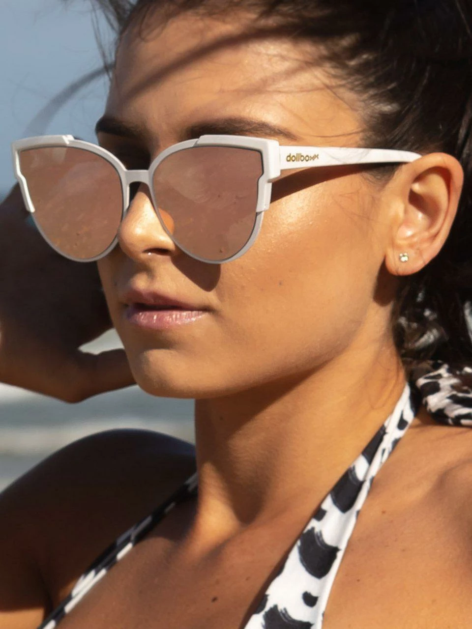 Dollboxx Slay White Luxe - Rose Gold Sunglasses 10 Dollboxx Slay White Luxe - Rose Gold Sunglasses - Image 10