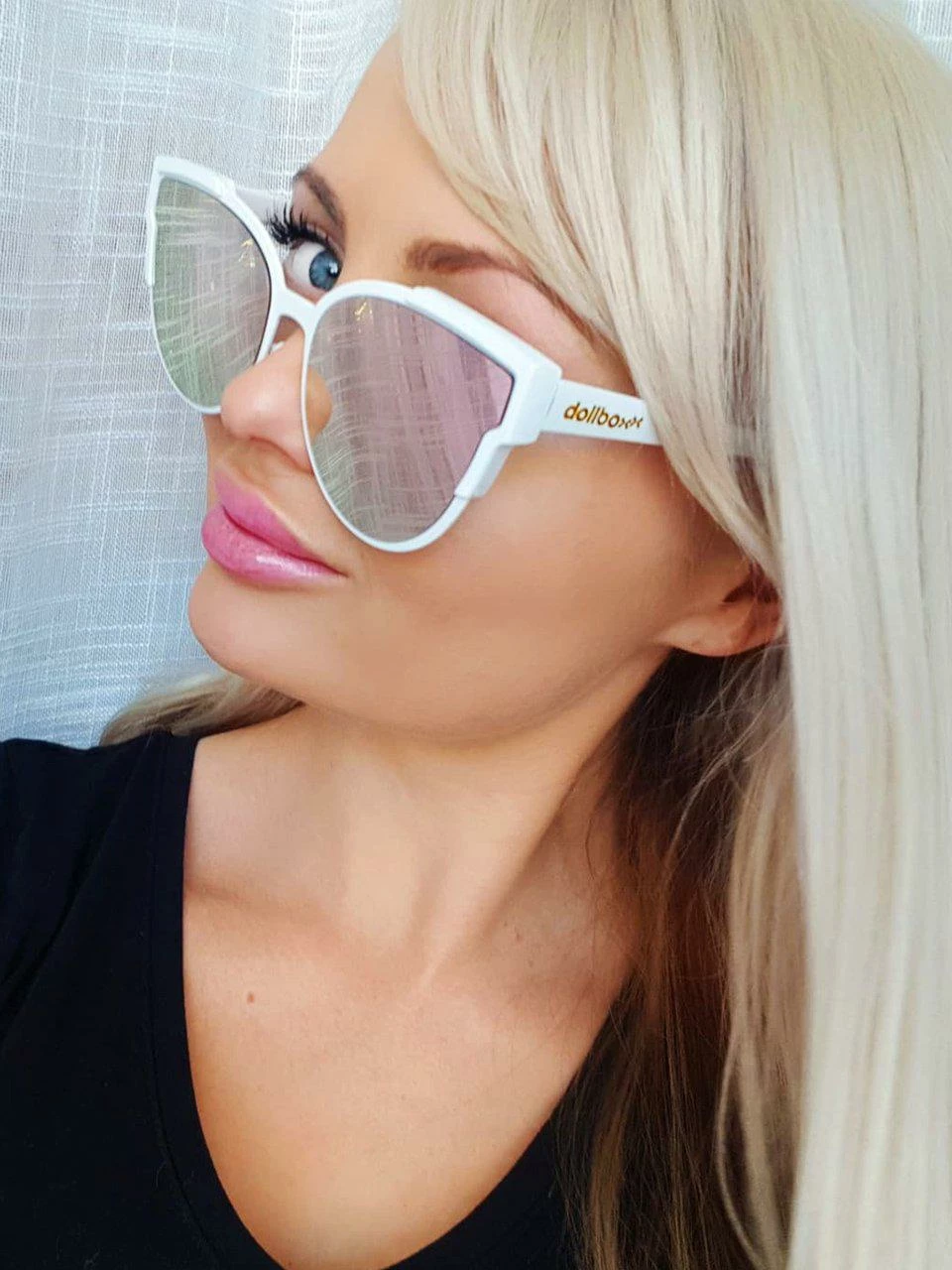 Dollboxx Slay White Luxe - Rose Gold Sunglasses 17 Dollboxx Slay White Luxe - Rose Gold Sunglasses - Image 17