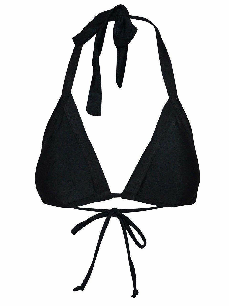 Dollboxx Slide Triangle Bikini Top - Black 17 Dollboxx Slide Triangle Bikini Top - Black - Image 17