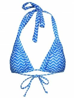 Dollboxx Slide Triangle Bikini Top - Chevron Waves Blue -Dollboxx Import Shop Slide Triangle Bikini Top Chevron Waves Blue Swimwear dollboxx 3 0ee9e8d3 3159 49e3 8ebb 43544bb2a743