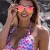 Dollboxx Slide Triangle Bikini Top - Confetti Mermaid